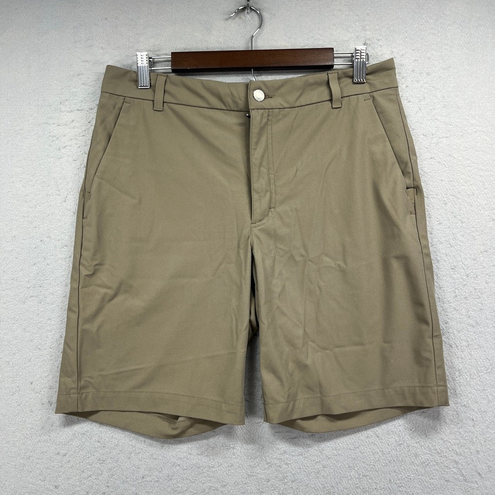 VRST Golf Shorts Mens 34 Brown Commuter Performance Stretch Modern Active Tech
